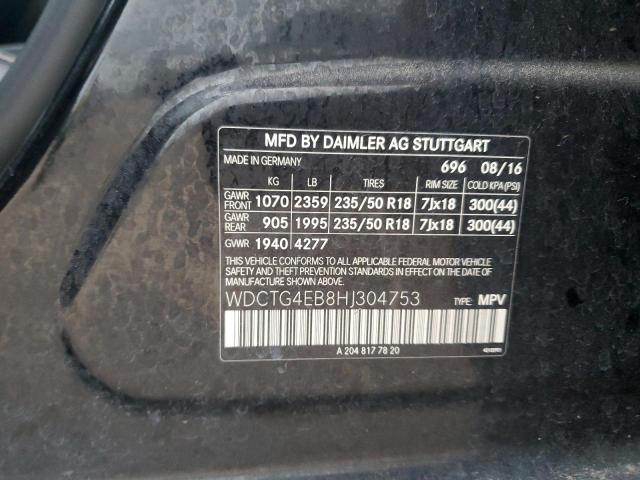 2017 MERCEDES-BENZ GLA 250 - WDCTG4EB8HJ304753