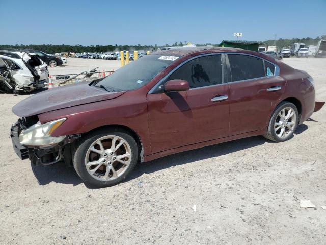 NISSAN MAXIMA S 2012 maroon sedan 4d gas 1N4AA5AP7CC805464 photo #1