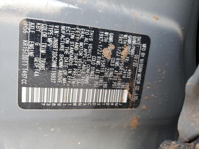 2022 NISSAN ROGUE PLAT JN8BT3DC3NW119837