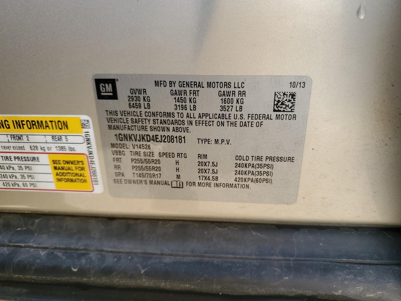 CHEVROLET TRAVERSE LTZ