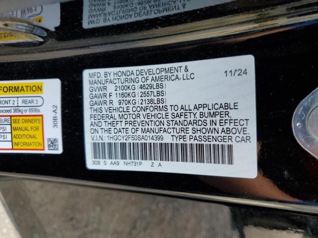 2025 HONDA ACCORD HYB 1HGCY2F50SA014399