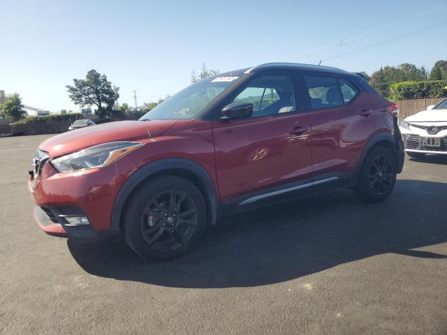 NISSAN KICKS S 2019 red  gas 3N1CP5CU2KL502036 photo #1