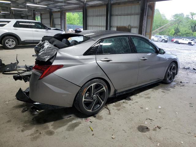 Vin: kmhlr4af1pu609478, lot: 53810235, hyundai elantra n line 20233