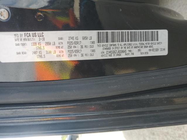 2018 DODGE GRAND CARA - 2C4RDGBG7JR220645