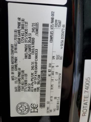 2017 FORD F150 SUPER - 1FTFX1EG0HFC66533