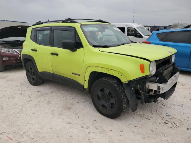 Vin: zaccjbab7jpj55269, lot: 50865565, jeep renegade sport 20184