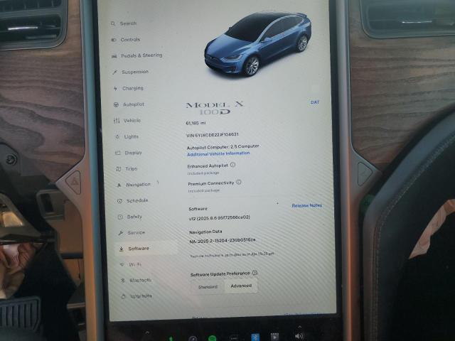 2018 TESLA MODEL X - 5YJXCDE22JF104631