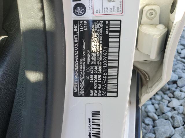 2015 MERCEDES-BENZ C 300 4MAT - 55SWF4KB1FU026971