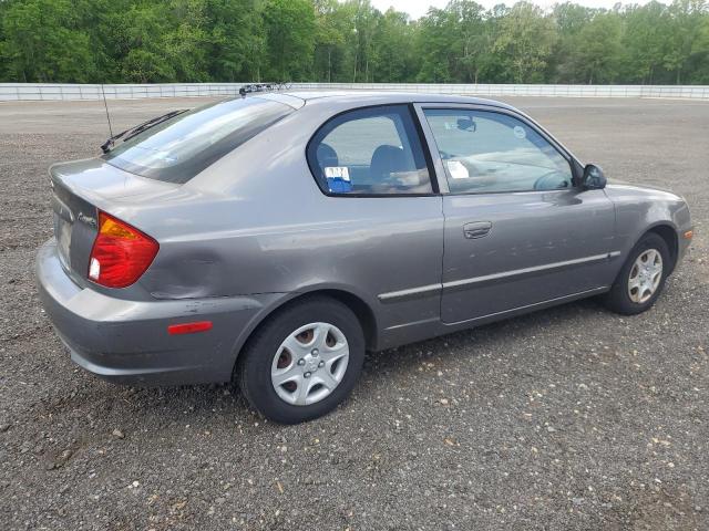 HYUNDAI ACCENT GS 2005 silver  gas KMHCG35C15U342811 photo #4