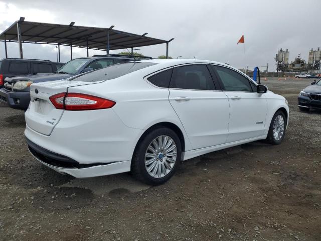 FORD FUSION SE 2013 white sedan 4d hybrid engine 3FA6P0LU8DR178609 photo #4