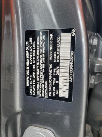 2017 INFINITI QX30 BASE - SJKCH5CP5HA027600