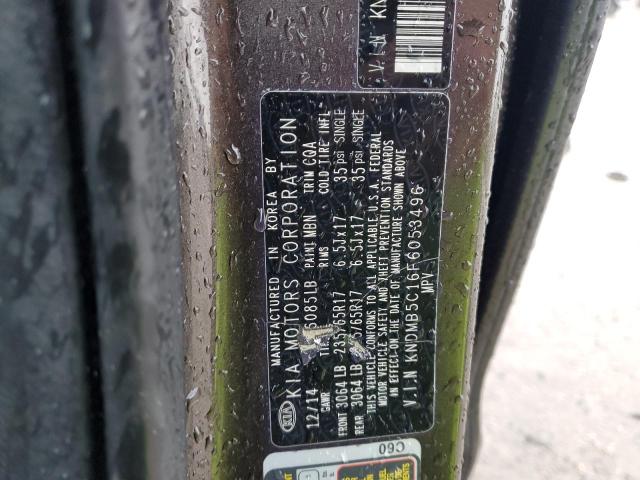 2015 KIA SEDONA LX - KNDMB5C16F6053496
