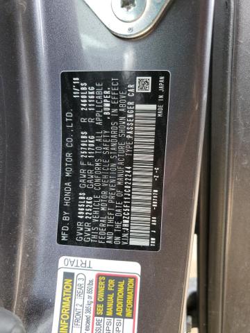 2018 HONDA CLARITY JHMZC5F11JC022244