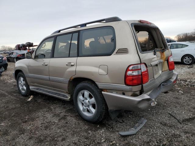 TOYOTA LAND CRUIS 2003 beige  gas JTEHT05J632049302 photo #3