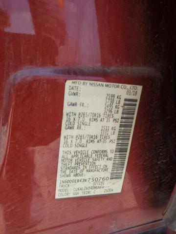 2018 NISSAN FRONTIER S - 1N6DD0ER4JN750760