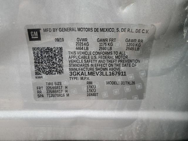 2020 GMC TERRAIN SL - 3GKALMEV3LL167911