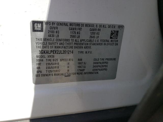 2018 GMC TERRAIN SL - 3GKALPEX2JL261214