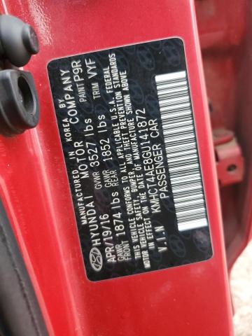 2016 HYUNDAI ACCENT SE - KMHCT4AE8GU141872