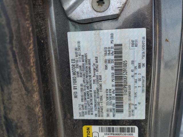 2015 FORD MUSTANG - 1FATP8UHXF5391005