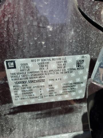 2017 GMC ACADIA DEN 1GKKNXLS5HZ305232