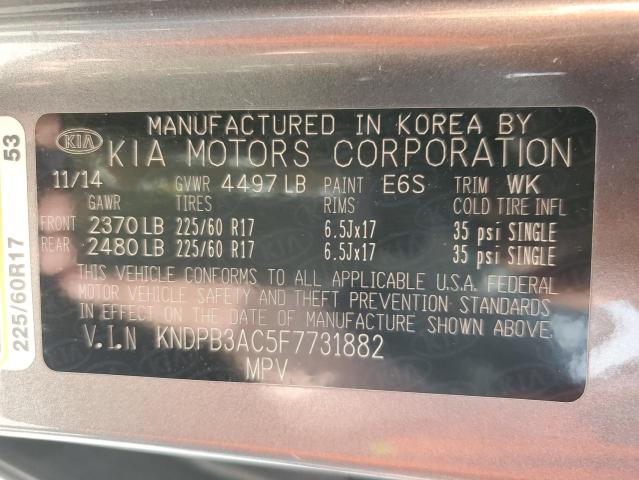 2015 KIA SPORTAGE L - KNDPB3AC5F7731882