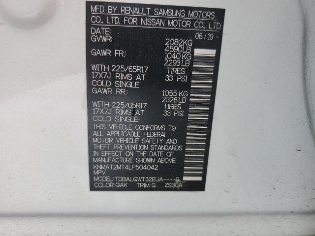 2020 NISSAN ROGUE S - KNMAT2MT4LP504042