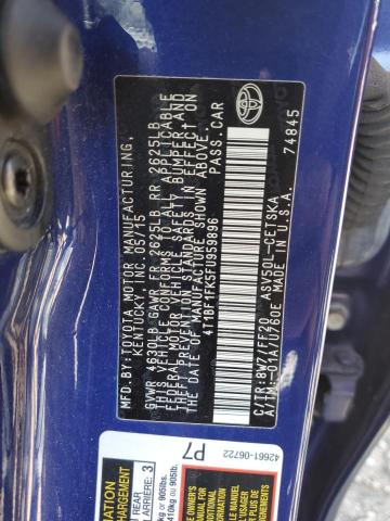 2015 TOYOTA CAMRY LE - 4T1BF1FK5FU959896