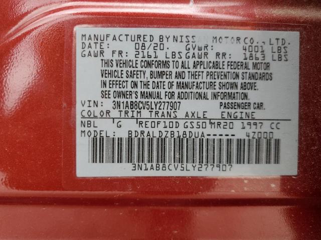2020 NISSAN SENTRA SV - 3N1AB8CV5LY277907