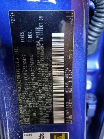 2025 TOYOTA COROLLA CR 7MUBAABG1SV121857