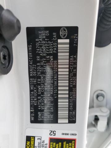4T1G11AKXNU702906 2022 TOYOTA CAMRY