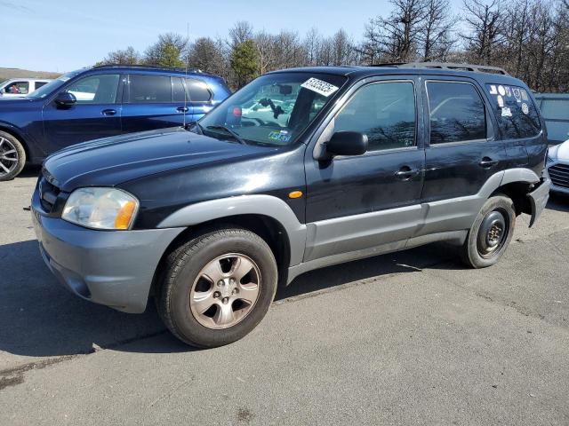 MAZDA TRIBUTE LX 2002 blue 4dr spor gas 4F2CU08162KM55828 photo #1