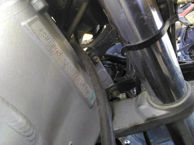 2003 TRIUMPH MOTORCYCLE SPRINT ST SMT600FS33J172963