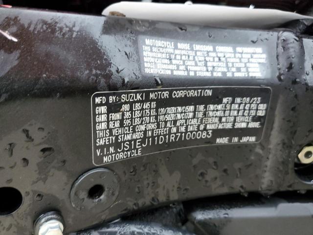 2024 SUZUKI GSX1300 RR JS1EJ11D1R7100083