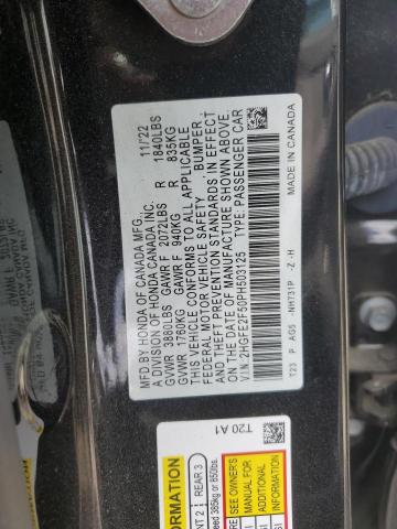 2023 HONDA CIVIC SPOR - 2HGFE2F50PH503125