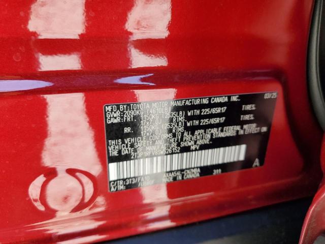 2025 TOYOTA RAV4 XLE - 2T3P1RFV8SW526152