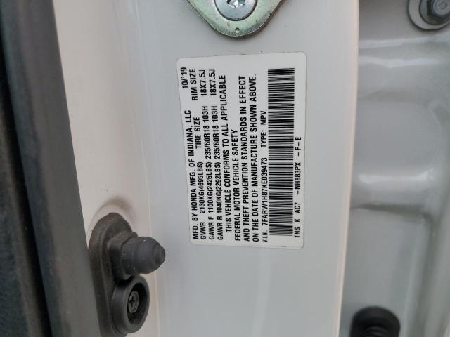 2019 HONDA CR-V EXL - 7FARW1H87KE039473