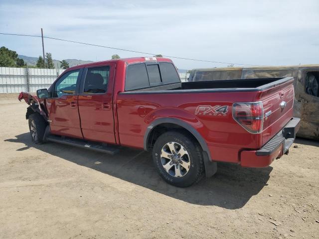 FORD F150 SUPER 2013 red  gas 1FTFW1ET9DKG52949 photo #3