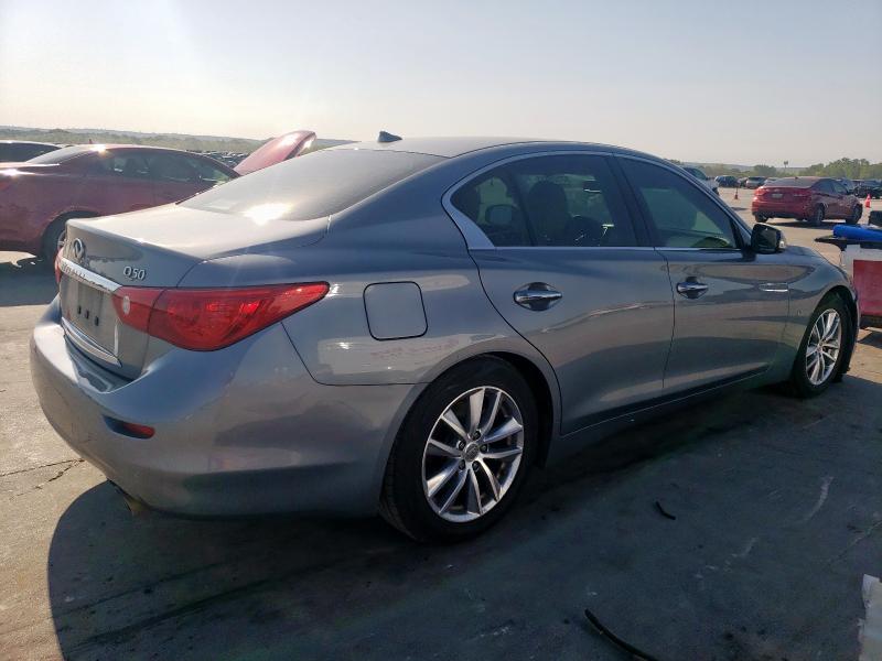 INFINITI Q50 BASE 2014 gray  gas JN1BV7AP1EM690536 photo #4