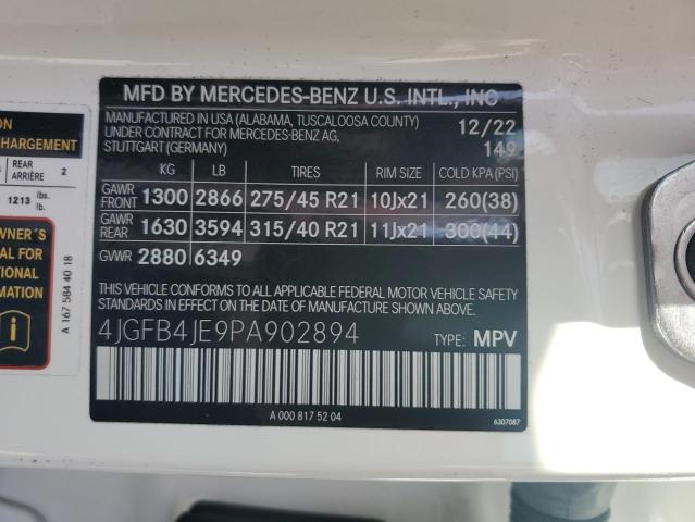 2023 MERCEDES-BENZ GLE 350 - 4JGFB4JE9PA902894
