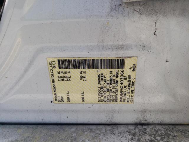 2016 NISSAN MAXIMA 3.5 - 1N4AA6AP7GC403066
