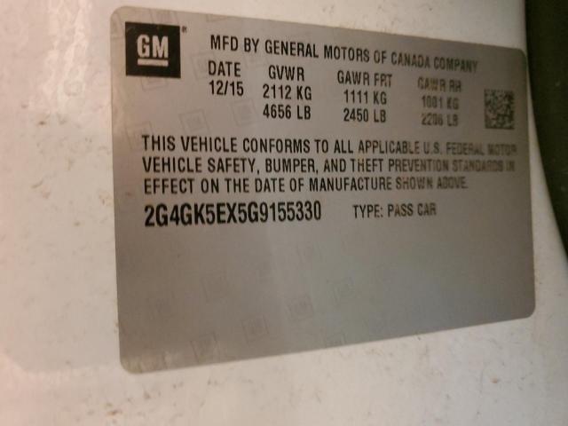 2016 BUICK REGAL 2G4GK5EX5G9155330