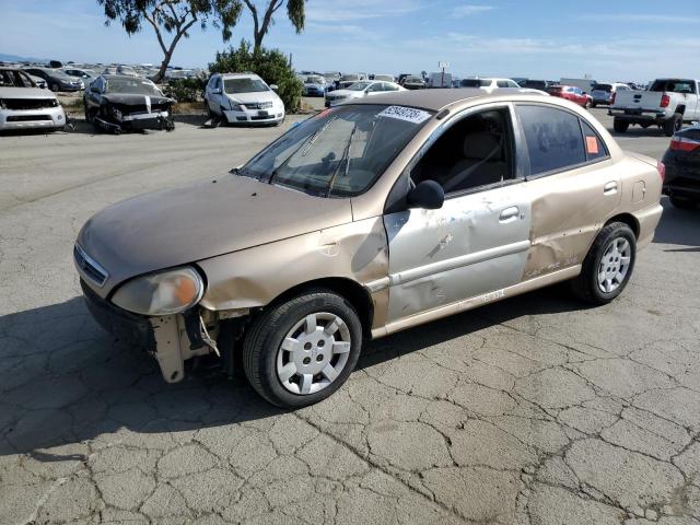 KIA RIO 2002 gold sedan 4d gas KNADC123826190150 photo #1