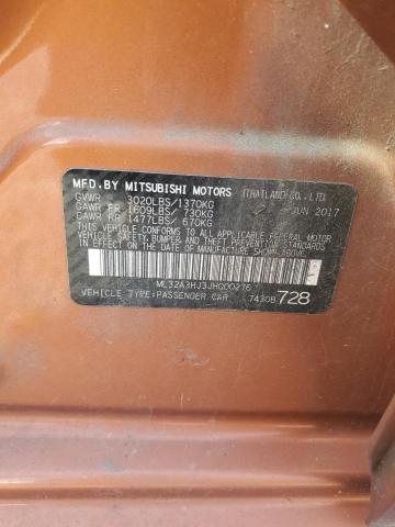 2018 MITSUBISHI MIRAGE ES - ML32A3HJ3JH000276