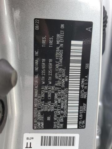 2022 TOYOTA HIGHLANDER - 5TDHZRBH9NS587335