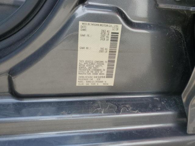 2019 NISSAN ALTIMA SR - 1N4BL4CV2KC165098
