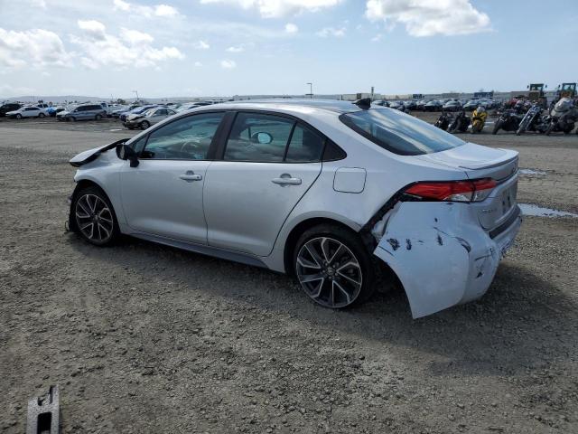 TOYOTA COROLLA SE 2022 silver  gas 5YFS4MCE6NP129188 photo #3