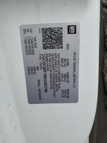 2022 CHEVROLET EXPRESS G2 - 1GCWGBF78N1283769