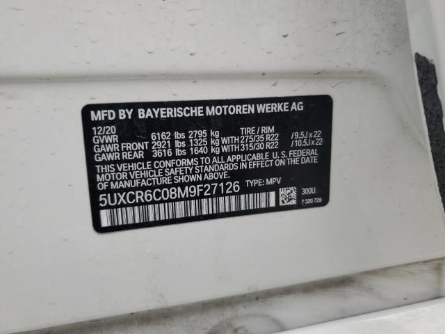 2021 BMW X5 XDRIVE4 - 5UXCR6C08M9F27126