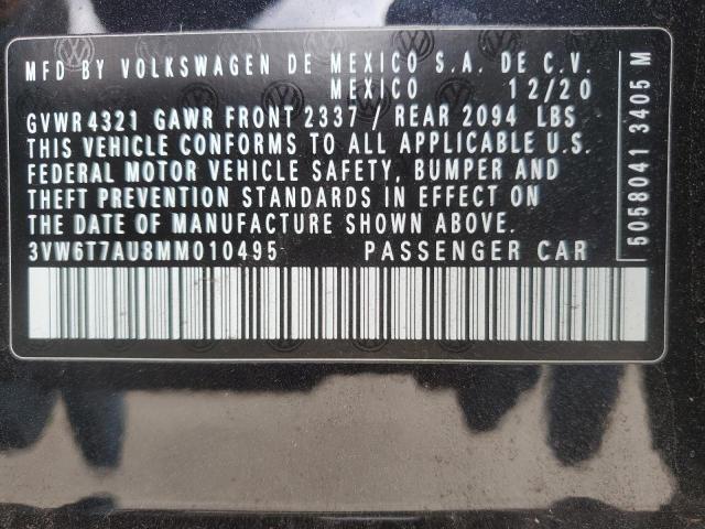 2021 VOLKSWAGEN GTI S - 3VW6T7AU8MM010495