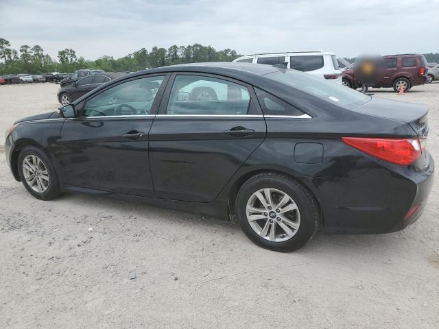 HYUNDAI SONATA GLS 2014 black sedan 4d gas 5NPEB4ACXEH823108 photo #3